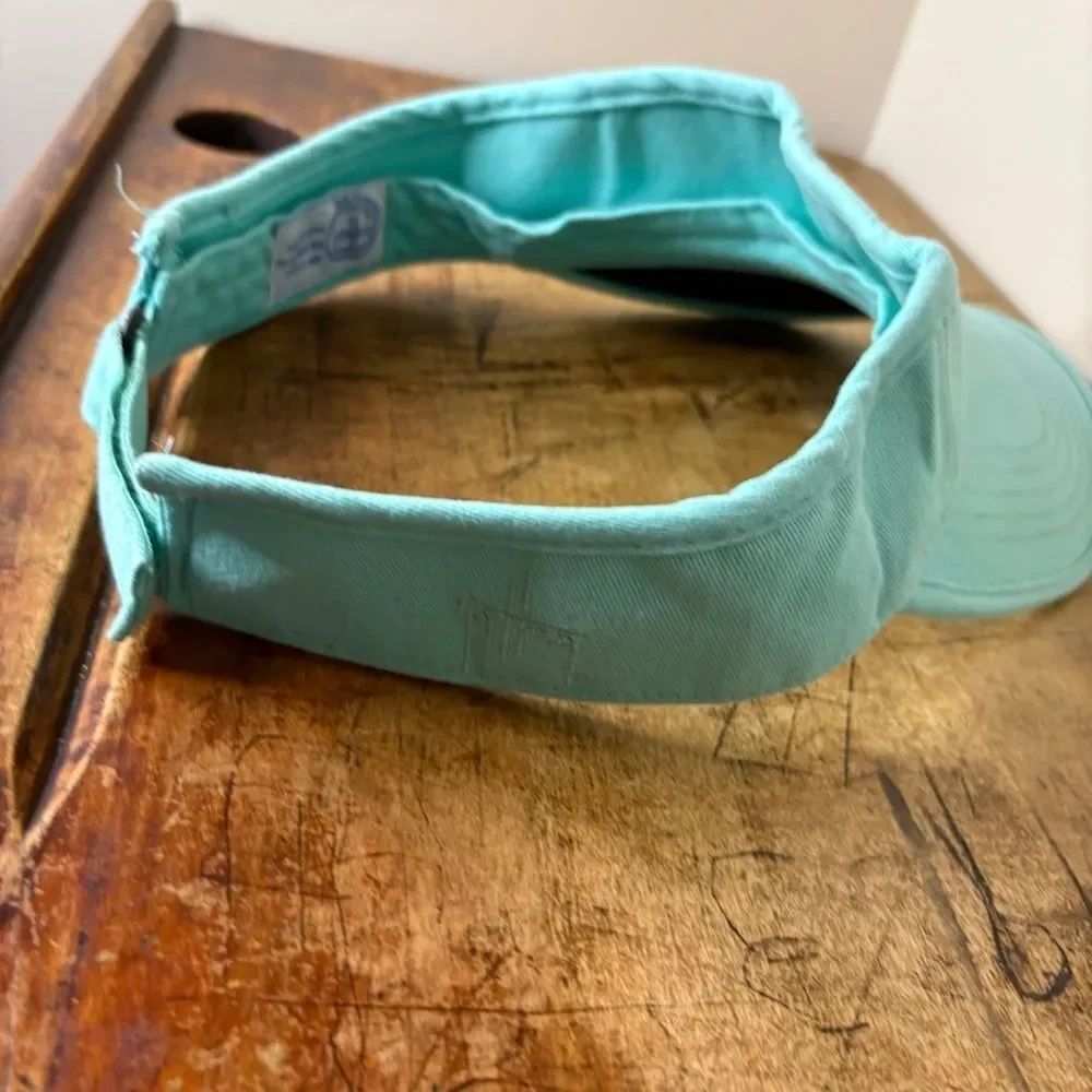 Guy Harvey Turquoise Visor Embroidered Marlin Fish Adult Unisex Adjustable